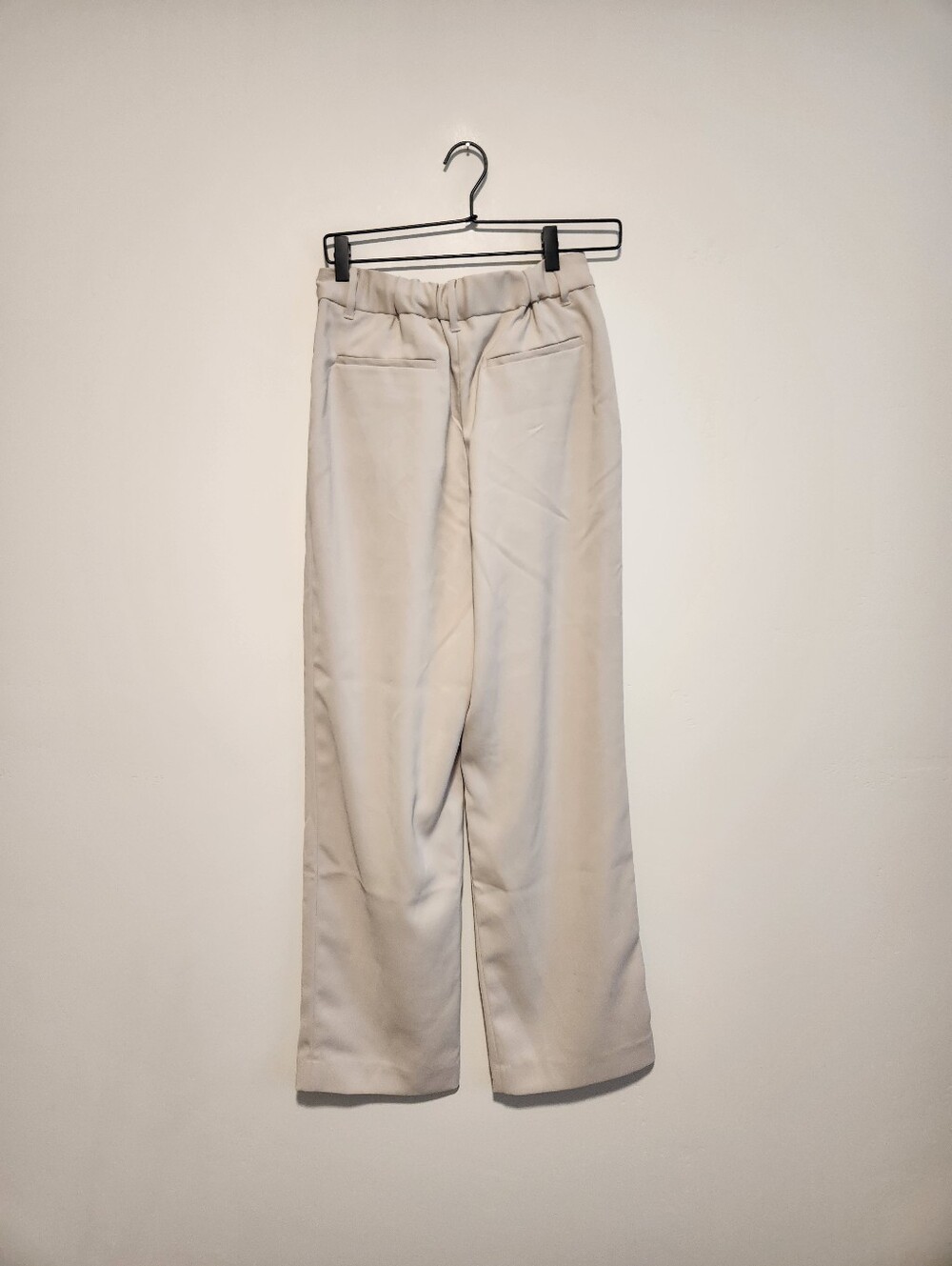 NWT Quince Stretch Crepe Pleated Wide Leg Pants Size 6 In Sand - Picture 3 of 12